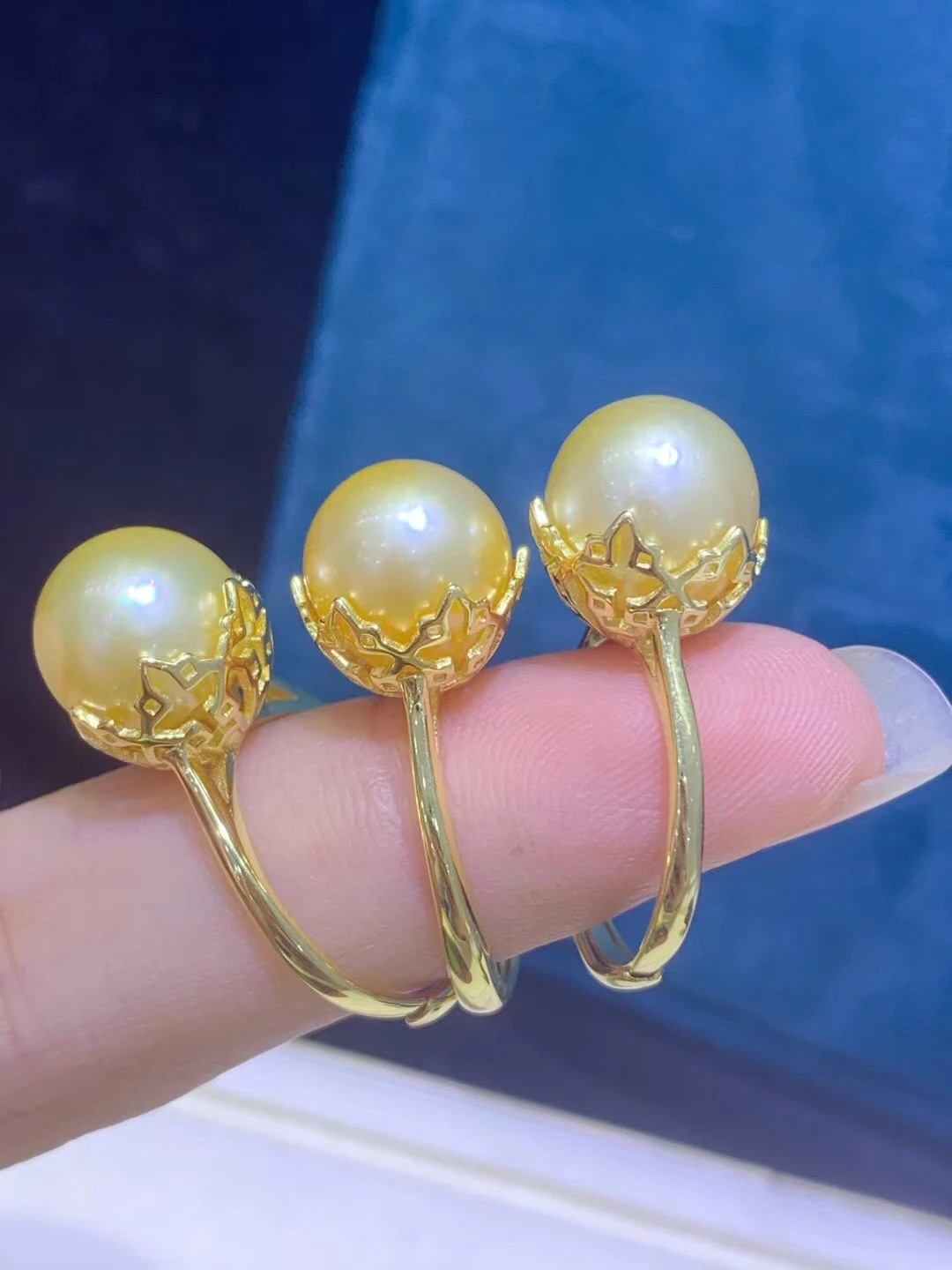 925 Sterling Silver Real Gold Color Southsea 11-12MM Pearl Ring Adjustable Finger Ring Free Size Ring Jewelry Nice Party Gift
925 Sterling Silver Real Gold Color Southsea 11-12MM Pearl Ring Adjustable Finger Ring Free Size Ring Jewelry Nice Party Gift