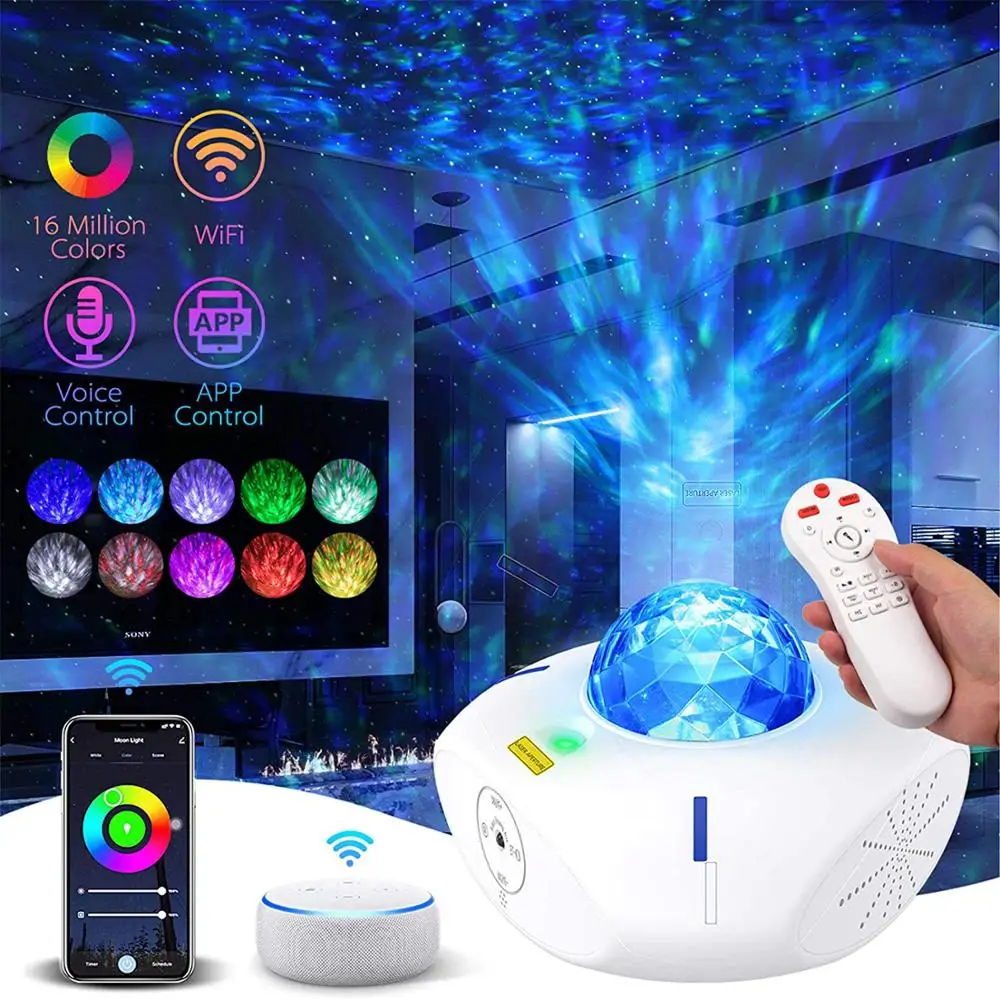 Galaxy Projector Star Projector with Bluetooth Music Speaker and Remote Control Galaxy Light Projector for Bedroom Baby Kids
Galaxy Projector Star Projector with Bluetooth Music Speaker and Remote Control Galaxy Light Projector for Bedroom Baby Kids
