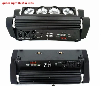 LED Moving Head Spider Light 8x15W 4in1 RGBW Party Light DJ Lighting Beam DMX Lights Stage effects
LED Moving Head Spider Light 8x15W 4in1 RGBW Party Light DJ Lighting Beam DMX Lights Stage effects