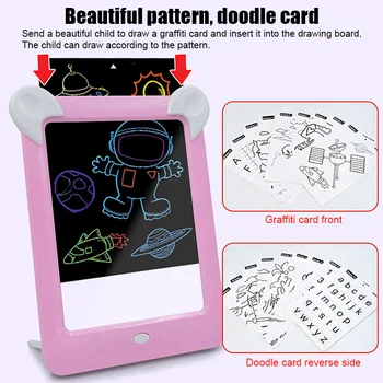 Writing and Drawing Board Doodle Board Toys LED Writing Tablet with Stylus Smart Paper for Kids Birthday Christmas Gift
Writing and Drawing Board Doodle Board Toys LED Writing Tablet with Stylus Smart Paper for Kids Birthday Christmas Gift