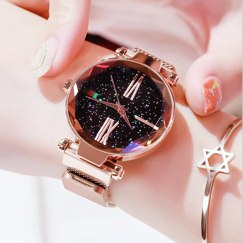 New Arrival Fashion Ladies Wristwatch Luxury Starry Sky Women's Quartz Watch Roman Numerals Montre Femme Horloge Zegarek Damski
New Arrival Fashion Ladies Wristwatch Luxury Starry Sky Women's Quartz Watch Roman Numerals Montre Femme Horloge Zegarek Damski