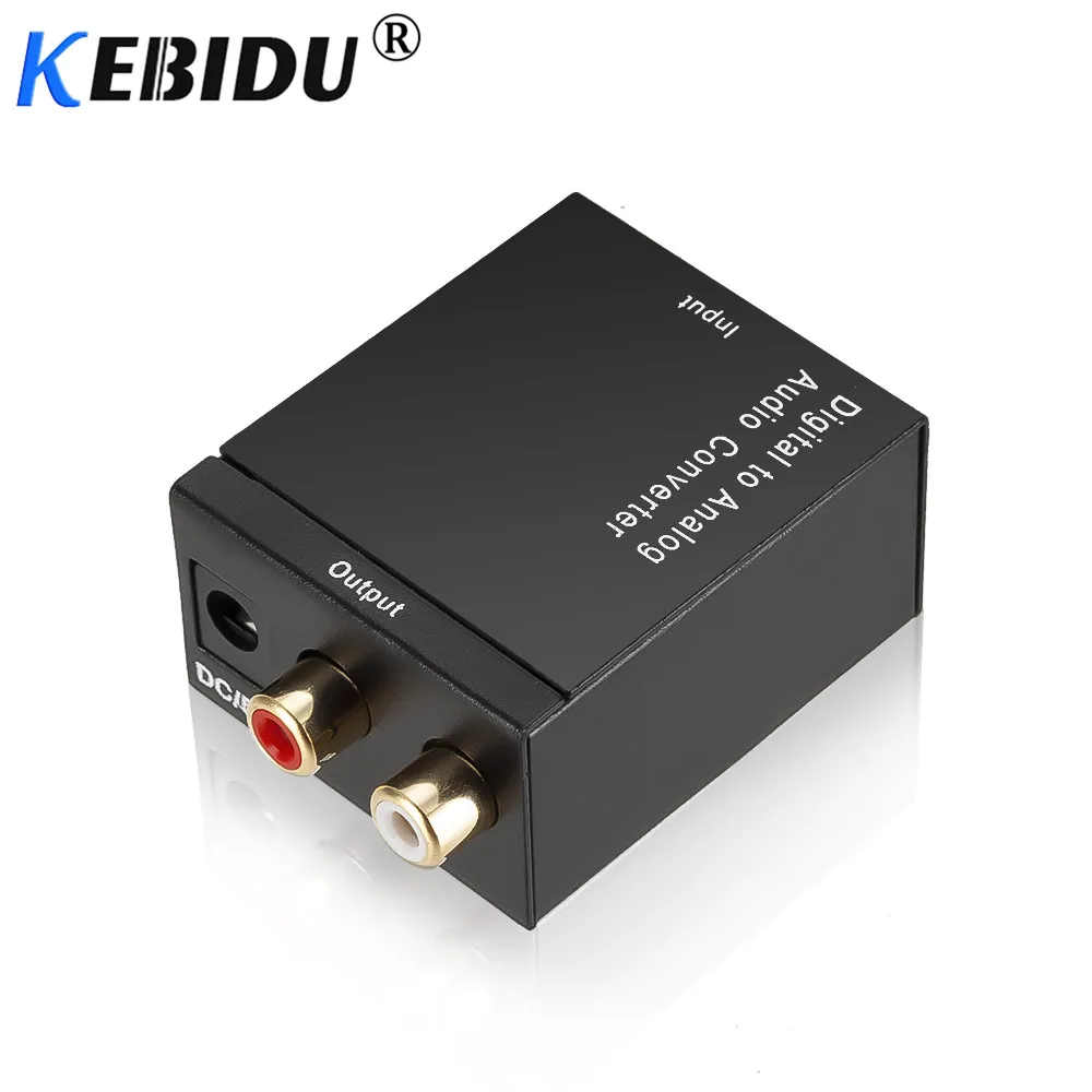 Kebidu Digital Optical Coaxial Toslink Signal To Analog Audio Converter Adapter RCA Digital To Analog Audio Converter Adapter
Kebidu Digital Optical Coaxial Toslink Signal To Analog Audio Converter Adapter RCA Digital To Analog Audio Converter Adapter