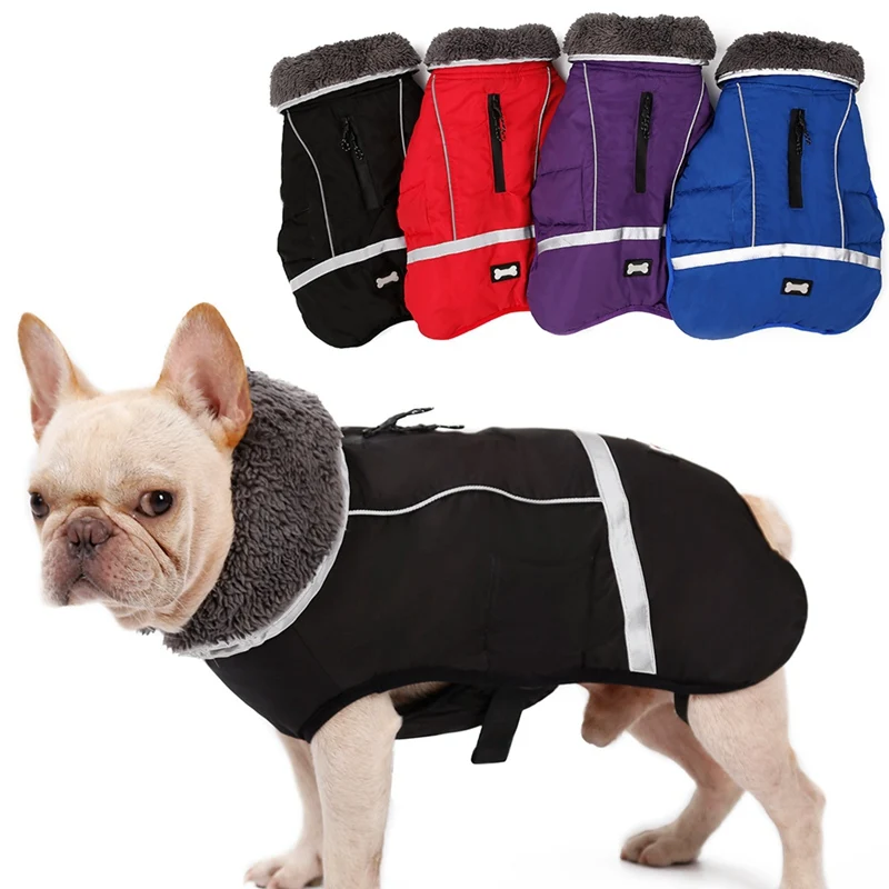 Super Warm Jacket Reflective Waterproof Coat With Leash Ring Costume Dogs Pets Clothing For Winter Puppy Pet Dog Clothes
Super Warm Jacket Reflective Waterproof Coat With Leash Ring Costume Dogs Pets Clothing For Winter Puppy Pet Dog Clothes