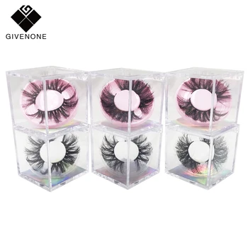 New Crystal Clear Lash Boxes 25mm Mink Lashes Packaging Empty Acrylic Cube Eyelashes Package Case With Tray And Laser Card
New Crystal Clear Lash Boxes 25mm Mink Lashes Packaging Empty Acrylic Cube Eyelashes Package Case With Tray And Laser Card