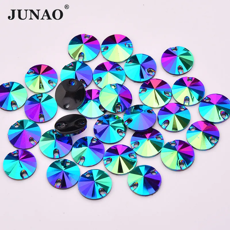 JUNAO 10 12 16 18 22mm Green AB Rivoli Sew On Rhinestone Applique Sewing Strass Diamond Glitter Resin Gems for Wedding Dress
JUNAO 10 12 16 18 22mm Green AB Rivoli Sew On Rhinestone Applique Sewing Strass Diamond Glitter Resin Gems for Wedding Dress