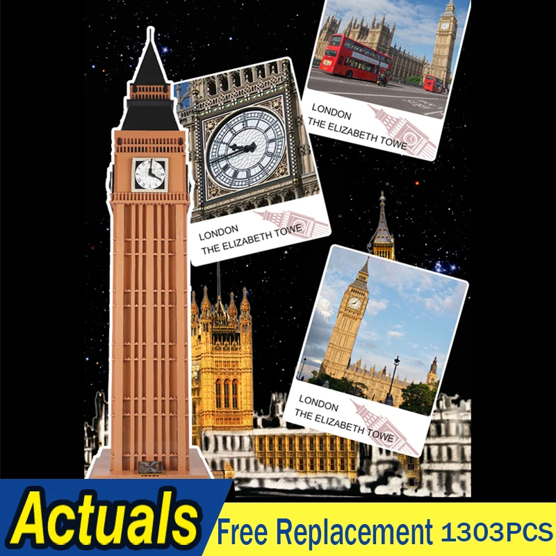 London Big Ben Building Blocks World Famous Architecture Urban Street View Compatible 20002 Educational Model Kids Toy Gift
London Big Ben Building Blocks World Famous Architecture Urban Street View Compatible 20002 Educational Model Kids Toy Gift