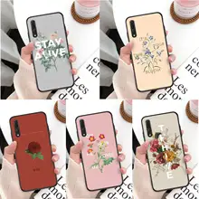 RuiCaiCa Art fleurs imprimer client coque de téléphone de haute qualité pour Huawei p10 plus lite p20 lite p30 lite psmart p20lite étui(China)