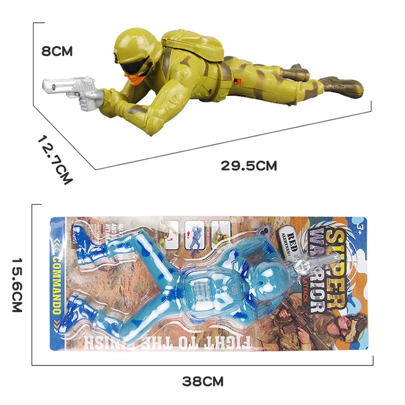 electronic crawling soldier toy