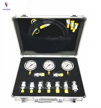 Portable Hydraulic Test Gauge Box Mechanical Digger Testing Tool Hand Tool Set Pressure Measuring Connector XZTK-60M
Portable Hydraulic Test Gauge Box Mechanical Digger Testing Tool Hand Tool Set Pressure Measuring Connector XZTK-60M