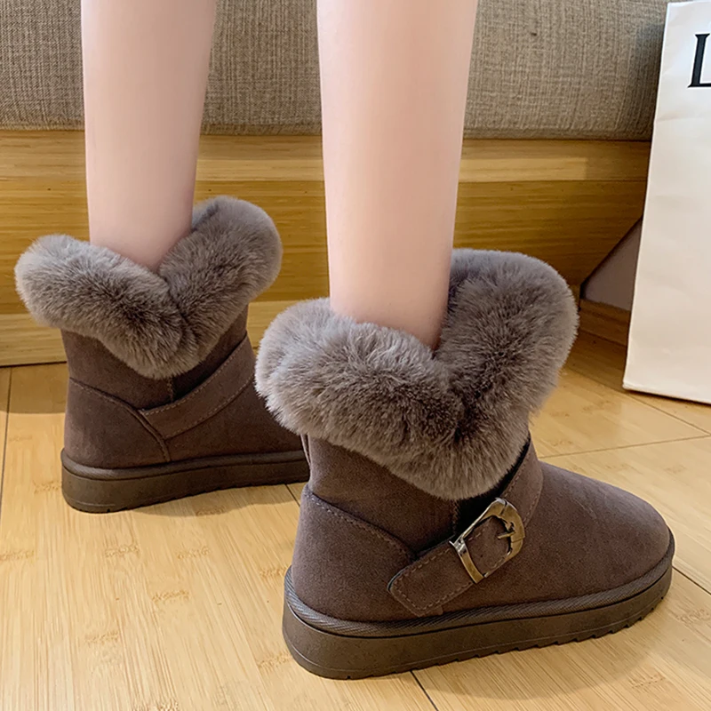 2019 New Winter Boots Women Warm Plush Snow Boots Women Slip On Soft Flat Heel Boots Brown Black Boots Platform Ankle Boot Women
2019 New Winter Boots Women Warm Plush Snow Boots Women Slip On Soft Flat Heel Boots Brown Black Boots Platform Ankle Boot Women