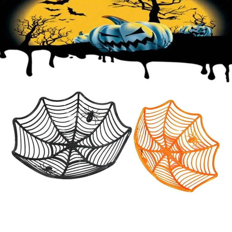 1pc Creative Halloween Fruit Candy Plastic basket Spider Web Shape Bowl Halloween Party Home Hote Bar Decor Party Supplies
1pc Creative Halloween Fruit Candy Plastic basket Spider Web Shape Bowl Halloween Party Home Hote Bar Decor Party Supplies