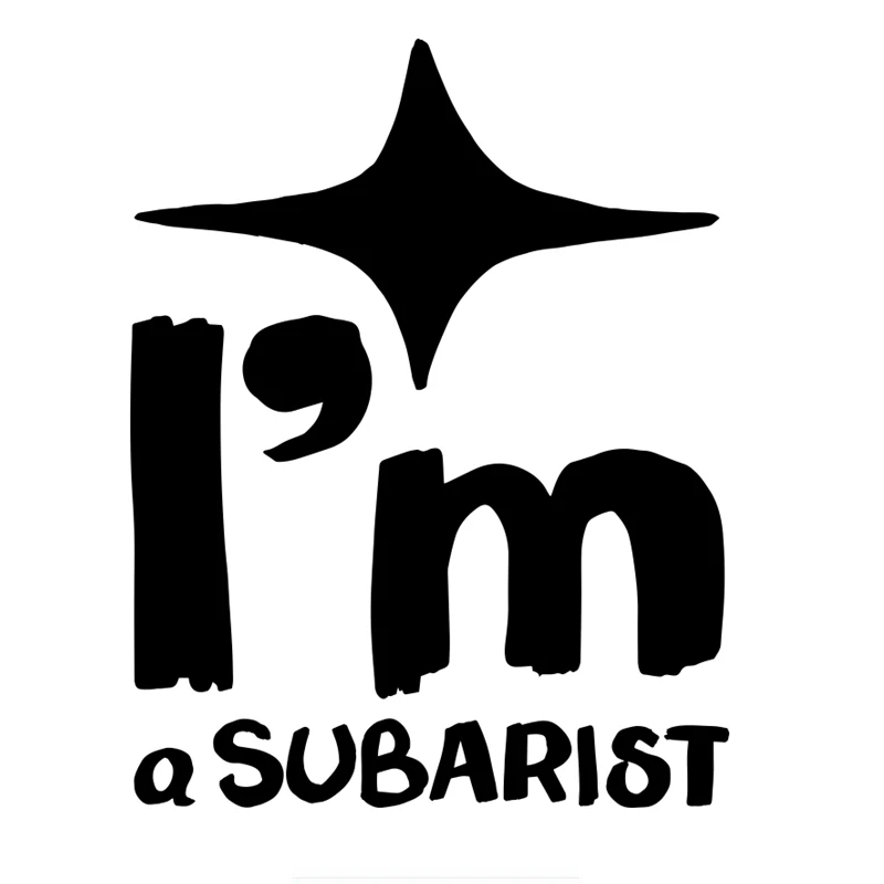Funny I'M A SUBARIST Car Sticker Automobiles Motorcycles Exterior Accessories Vinyl Decals for Honda Lada Bmw Audi Laptop Fridge
Funny I'M A SUBARIST Car Sticker Automobiles Motorcycles Exterior Accessories Vinyl Decals for Honda Lada Bmw Audi Laptop Fridge