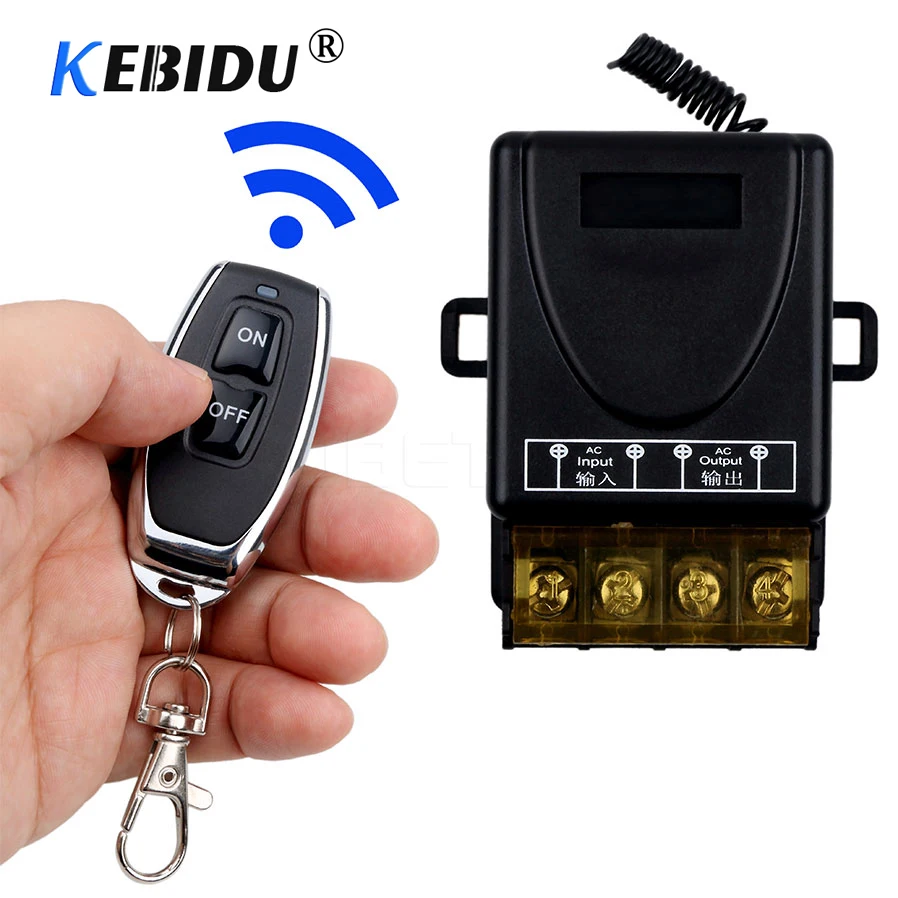 kebidu New 433 MHz Wireless RF AC 110V 240V 30A RelayRemote Control Switch Transmitter Receiver
kebidu New 433 MHz Wireless RF AC 110V 240V 30A RelayRemote Control Switch Transmitter Receiver