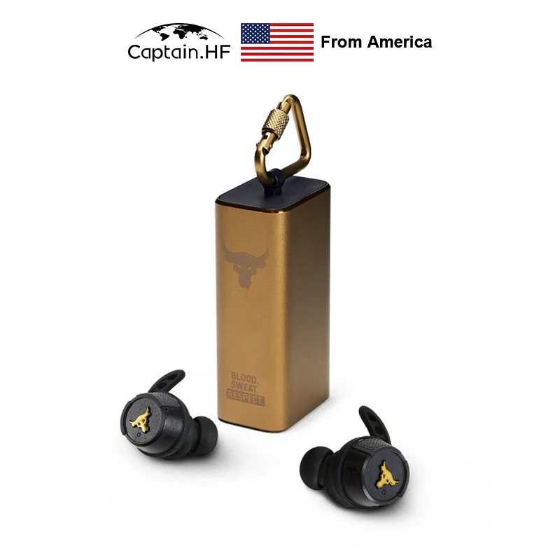 US Captain UA True Wireless Flash Headphones-Project Rock Edition, Sport in-ear Earbuds, Workout Headset, HI-FI Stereo Earphones
US Captain UA True Wireless Flash Headphones-Project Rock Edition, Sport in-ear Earbuds, Workout Headset, HI-FI Stereo Earphones