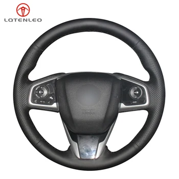 LQTENLEO Black Artificial Leather Steering Wheel Cover for Honda Civic Civic 10 2016-2019 CRV CR-V 2017-2019 Clarity 2016-2018
LQTENLEO Black Artificial Leather Steering Wheel Cover for Honda Civic Civic 10 2016-2019 CRV CR-V 2017-2019 Clarity 2016-2018