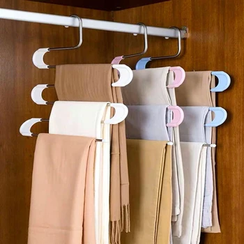 Stainless Steel Multi-functional Hanger Closet Hanger S-type Foldable Wardrobe Hanging Storage Rack Is Not Easy To Deform BV789
Stainless Steel Multi-functional Hanger Closet Hanger S-type Foldable Wardrobe Hanging Storage Rack Is Not Easy To Deform BV789