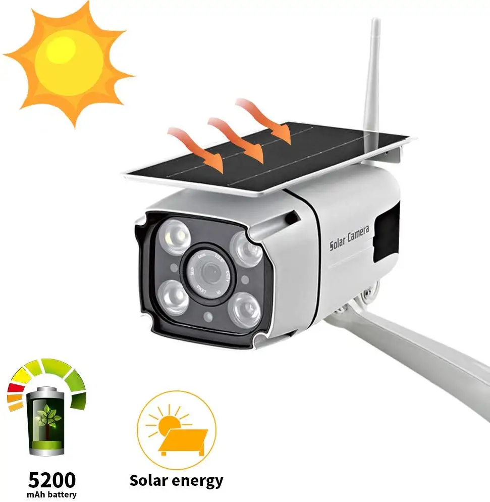 SDETER Solar Powered Security Camera IP 1080P Wireless WiFi Battery CCTV Camera Outdoor Radar Motion Detection Night Vision P2P
SDETER Solar Powered Security Camera IP 1080P Wireless WiFi Battery CCTV Camera Outdoor Radar Motion Detection Night Vision P2P