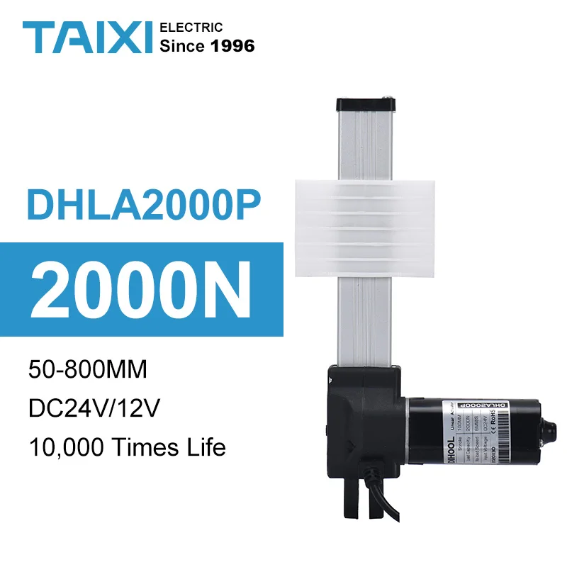 Reciprocating Motion Electric Linear Actuator 800mm 2000N 4mm/s 3D Printing Advertising 12v 24v Linear Actuator High Precision
Reciprocating Motion Electric Linear Actuator 800mm 2000N 4mm/s 3D Printing Advertising 12v 24v Linear Actuator High Precision