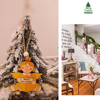 Christmas tree 6pcs/set Christmas Wood Doll Pendant House Timber Atmosphere Decor Hanging House Timber For your home
Christmas tree 6pcs/set Christmas Wood Doll Pendant House Timber Atmosphere Decor Hanging House Timber For your home