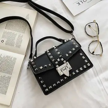 2020 Luxury Brand Women Bags Handbag Girls Party Messenger Bag Cover Rivet Purse Fashion Shoulder Bag Ladies PU Leather Handbags 
2020 Luxury Brand Women Bags Handbag Girls Party Messenger Bag Cover Rivet Purse Fashion Shoulder Bag Ladies PU Leather Handbags