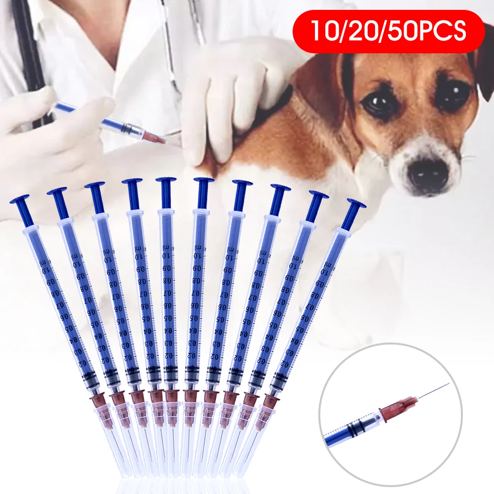 10/20/50Pcs Disposable Syringe with Needle 1ML Sterile Individual Package for Scientific Lab Refilling Feeding Liquid Measuring
10/20/50Pcs Disposable Syringe with Needle 1ML Sterile Individual Package for Scientific Lab Refilling Feeding Liquid Measuring