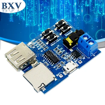 10PCS/LOT TF card U disk MP3 Format decoder board module amplifier decoding audio Player
10PCS/LOT TF card U disk MP3 Format decoder board module amplifier decoding audio Player