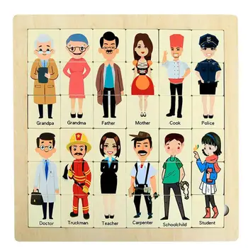 36pcs Wooden Character Matching Puzzles Toy Parent-child Interaction Closely United Wisdom Development Educational Toys
36pcs Wooden Character Matching Puzzles Toy Parent-child Interaction Closely United Wisdom Development Educational Toys