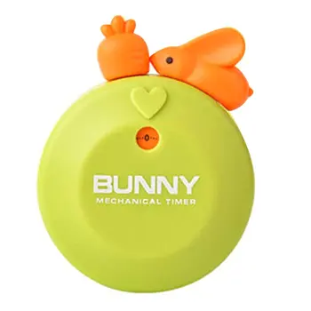 Rabbit timer lastic magnet on the back cute and attractive cooking time reminder mechanical pointer 1 set
Rabbit timer lastic magnet on the back cute and attractive cooking time reminder mechanical pointer 1 set