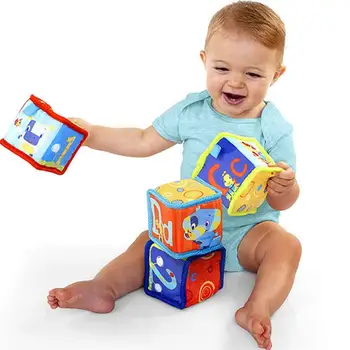 Kuulee Infant Soft Cloth Building Block Rattle Number Alphabet Animal Early Educational Baby Toy building block cloth 0~2 years
Kuulee Infant Soft Cloth Building Block Rattle Number Alphabet Animal Early Educational Baby Toy building block cloth 0~2 years