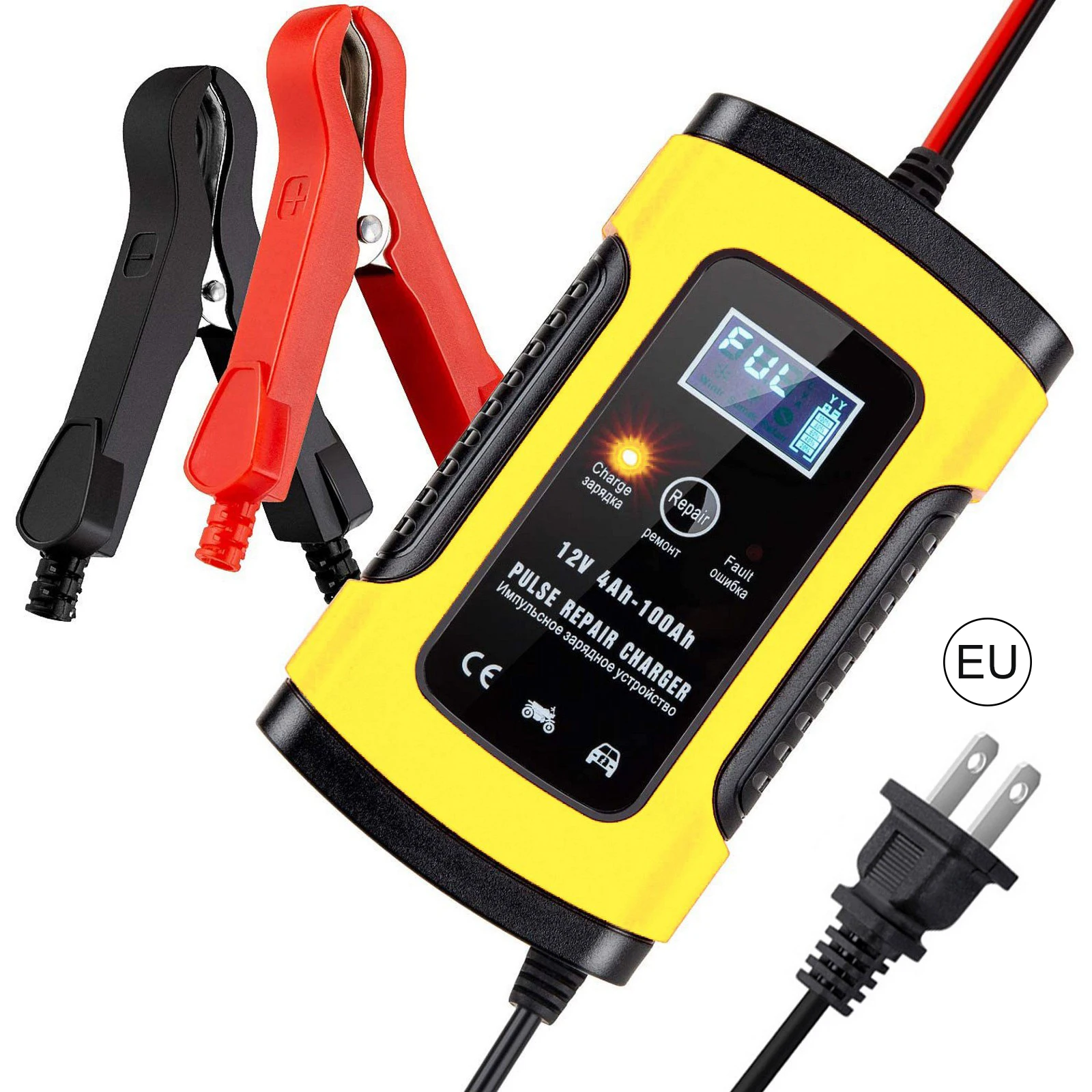Battery Charger Automatic 12V 6A Max, Trickle Charger Suitable for AGM Gel SLA VRLA Flood Lead-Acid Batteries
Battery Charger Automatic 12V 6A Max, Trickle Charger Suitable for AGM Gel SLA VRLA Flood Lead-Acid Batteries