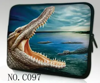Crocodile 7"10"12"13"14"15"17"inch laptop bag tablet computer bag neoprene protective sleeve netbook For computer Case