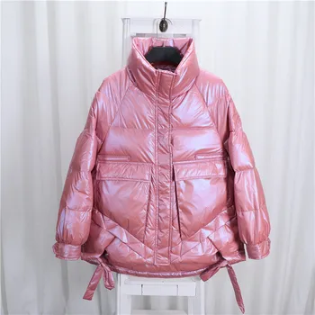 Anti-season Autumn Winter Women Down Jacket Female Bright Glossy Parka 2020 New Short Loose Stand Collar Bread Down Coat
Anti-season Autumn Winter Women Down Jacket Female Bright Glossy Parka 2020 New Short Loose Stand Collar Bread Down Coat