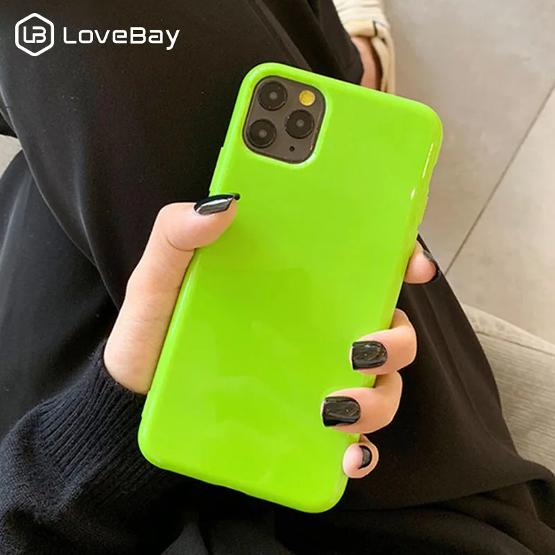 Lovebay For iPhone 11 Case Candy Color For iPhone 7 8 6 6s Plus 11 Pro X XR XS Max Phone Case Solid Soft TPU Silicone Back Cover
Lovebay For iPhone 11 Case Candy Color For iPhone 7 8 6 6s Plus 11 Pro X XR XS Max Phone Case Solid Soft TPU Silicone Back Cover