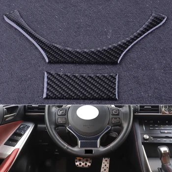 DWCX Car Black Carbon Fiber Steering Wheel Cover Trim Stripes Panel Frame Fit for Lexus IS250 IS300 IS350 2014 2015 2016 2017
DWCX Car Black Carbon Fiber Steering Wheel Cover Trim Stripes Panel Frame Fit for Lexus IS250 IS300 IS350 2014 2015 2016 2017