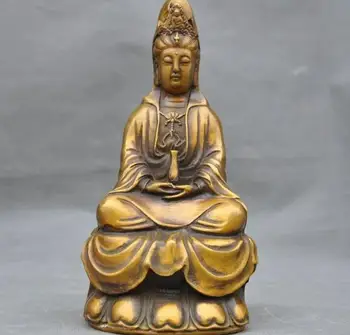 9"old China bronze Buddhism Kwan-Yin GuanYin Bodhisattva Buddha statue 
9"old China bronze Buddhism Kwan-Yin GuanYin Bodhisattva Buddha statue