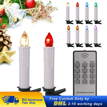 30pcs Colorful RGB LED Candle Light with Clips Birthday Party Wedding Decor Light Remote controlled Flameless Christmas Candles
30pcs Colorful RGB LED Candle Light with Clips Birthday Party Wedding Decor Light Remote controlled Flameless Christmas Candles