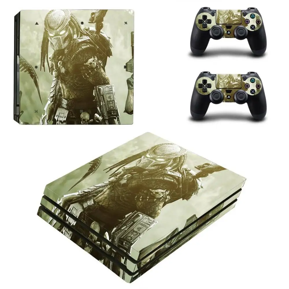 PS4 Pro наклейки Хищник: охотничья площадка Play станция 4 виниловая кожа Pegatinas для