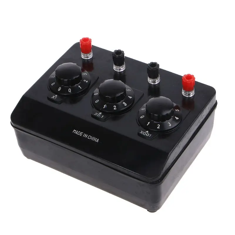 0-9.99 ohm simple resistance box precision 0.1 input variable resistance teaching instrument