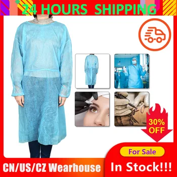 us stock Disposable Isolation Gown with Elastic Cuff Protective Suit Non-Woven Splash Resistant for Tattoo Eyebrow Artist
us stock Disposable Isolation Gown with Elastic Cuff Protective Suit Non-Woven Splash Resistant for Tattoo Eyebrow Artist