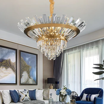 Luxury Crystal Chandelier Flower-like Glittering Round Lightings Led Hanging Indoor Lamp for dining room living room modern room 
Luxury Crystal Chandelier Flower-like Glittering Round Lightings Led Hanging Indoor Lamp for dining room living room modern room