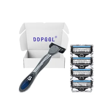 TFLYSHAVE Men Shaver Razor Manual Shaving Razor Blade for Man Blade USA Top Blade Replaceable Blade (1 Handle, 4pc X5 Blade)
TFLYSHAVE Men Shaver Razor Manual Shaving Razor Blade for Man Blade USA Top Blade Replaceable Blade (1 Handle, 4pc X5 Blade)
