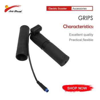 127mm Total Length Black Grips Practical Rubber Practical Flexible X60 Electric Scooter Accessories Adult Patinete Eletrico Part
127mm Total Length Black Grips Practical Rubber Practical Flexible X60 Electric Scooter Accessories Adult Patinete Eletrico Part