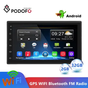Podofo Android 2Din 2.5D Car Multimedia MP5 Player Radio GPS Wifi Autoradio 7" Bluetooth MirrorLink Cassette Recorder Stereo
Podofo Android 2Din 2.5D Car Multimedia MP5 Player Radio GPS Wifi Autoradio 7" Bluetooth MirrorLink Cassette Recorder Stereo