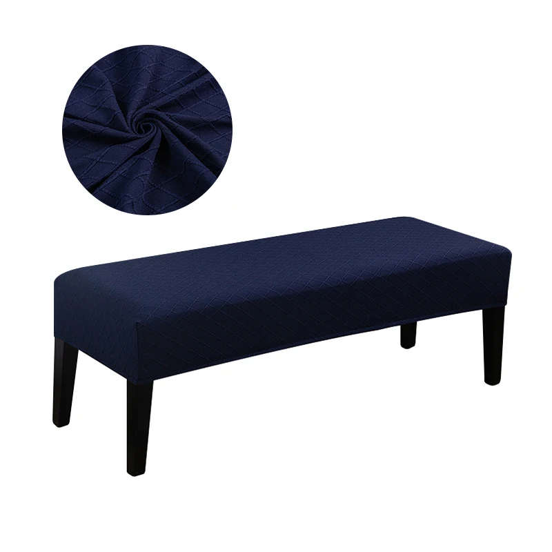 Housse de banc extensible en velours et Spandex, élastique, pour salle à manger, chaise, siège, hôtel, maison, salon, cuisine, chambre à coucher Housse de banc extensible en velours et Spandex, élastique, pour salle à manger, chaise, siège, hôtel, maison, salon, cuisine, chambre à coucher