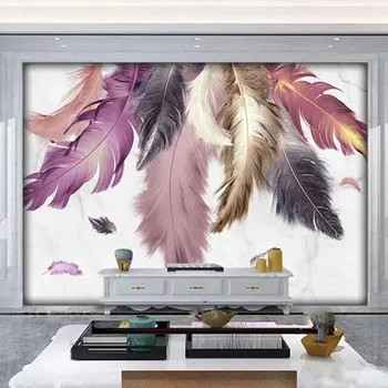 Custom 3D Wallpaper Modern Creative Marble Feather Murals Living Room TV Sofa Bedroom Home Decor Luxury Wall Paper For Walls 3 D
Custom 3D Wallpaper Modern Creative Marble Feather Murals Living Room TV Sofa Bedroom Home Decor Luxury Wall Paper For Walls 3 D