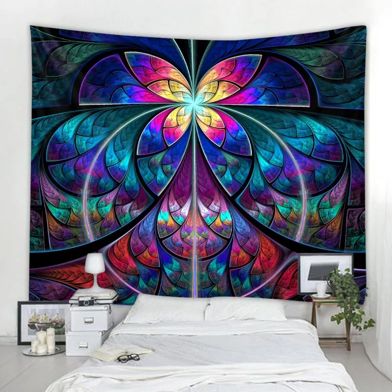 Big tapestry colorful fractal art aesthetics wall hanging mandala hippie tapestry living room bedroom dormitory home decoration
Big tapestry colorful fractal art aesthetics wall hanging mandala hippie tapestry living room bedroom dormitory home decoration