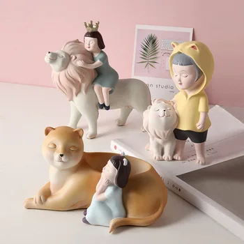 Nordic Style Cute Girl's Gift Cartoon Animal Resin Sculptures Creative Home Desktop Decorations Crafts Exquisite Resin Ornaments
Nordic Style Cute Girl's Gift Cartoon Animal Resin Sculptures Creative Home Desktop Decorations Crafts Exquisite Resin Ornaments