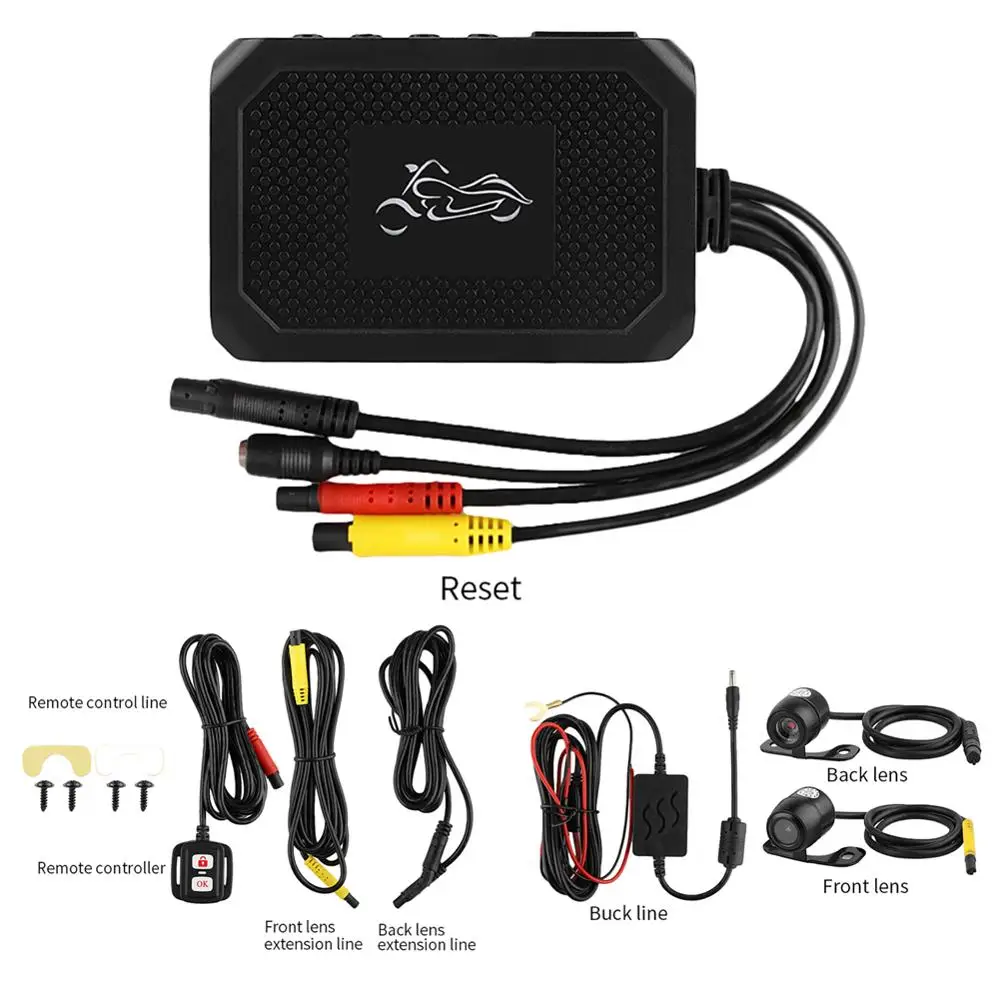 2020 new Motorcycle DVR Motorcycle Camera 1080P HD Double Lens Front and Rear Driving Record Night Vision Vehicle Recorder
2020 new Motorcycle DVR Motorcycle Camera 1080P HD Double Lens Front and Rear Driving Record Night Vision Vehicle Recorder