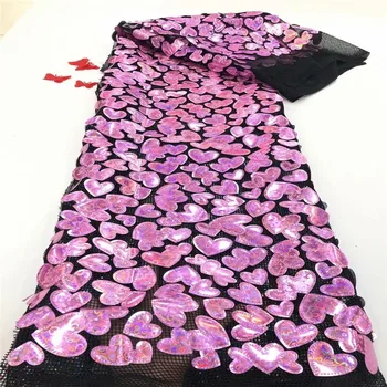 Latest Nigerian Velvet Lace Fabric 2020 pink High Quality sequins Lace African Lace Fabric For Wedding Dress French Tulle Lace
Latest Nigerian Velvet Lace Fabric 2020 pink High Quality sequins Lace African Lace Fabric For Wedding Dress French Tulle Lace