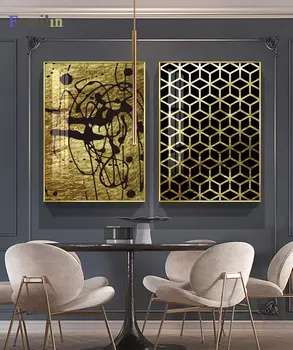 Golden Geometric Wall Art Canvas Abstract Painting Modern Home Decor Nordic Posters and Prints Decoration Picture Living Room
Golden Geometric Wall Art Canvas Abstract Painting Modern Home Decor Nordic Posters and Prints Decoration Picture Living Room